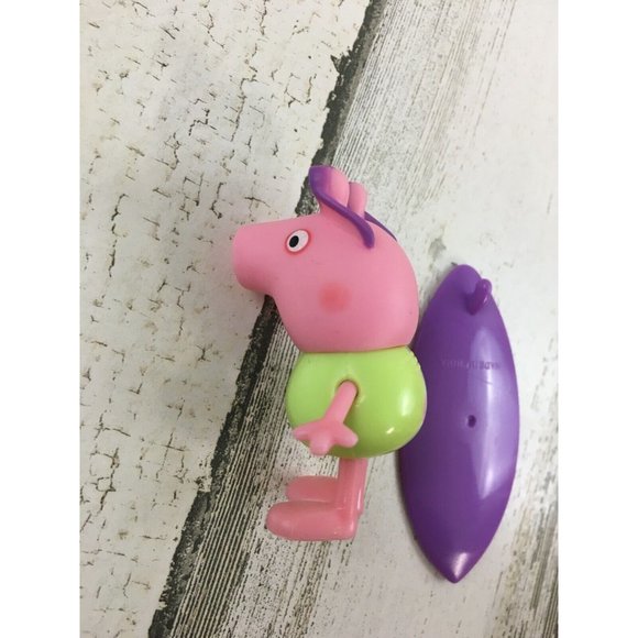 Peppa Pig Figure Surf N Fun Set Swim Swimsuit Surfboard - Picture 9 of 12